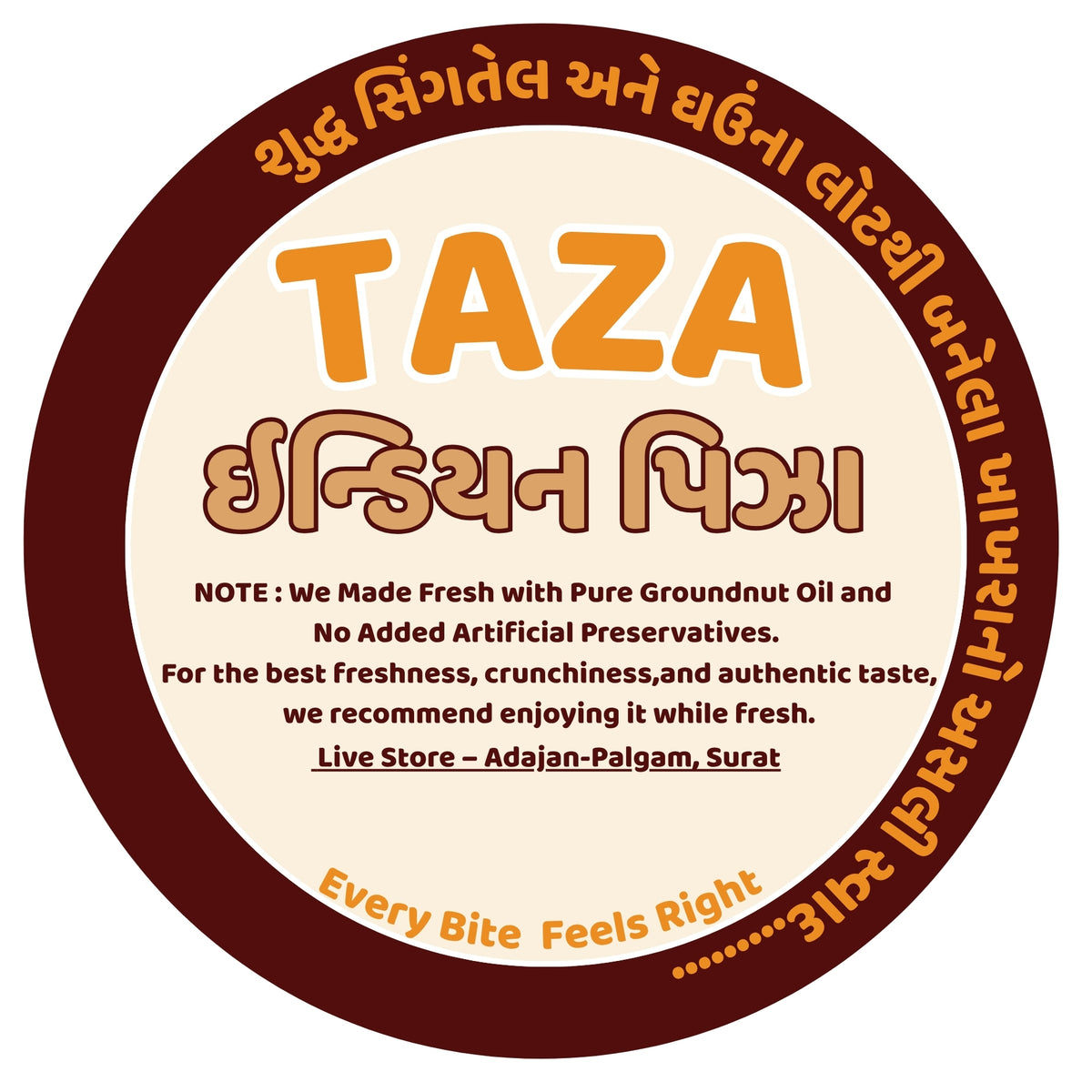 Indian Pizza Khakhra – Pizza Inspired Herbs, Cheesy & Savoury | Taza