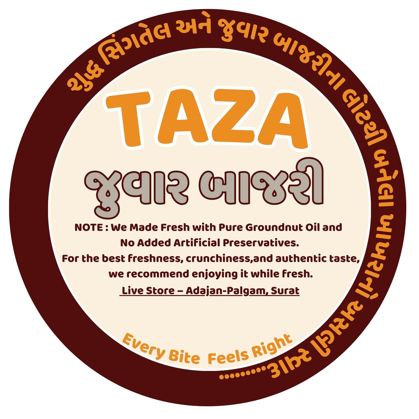 Jowar Bajra Khakhra – Millet Goodness, Wholesome & Healthy | Taza