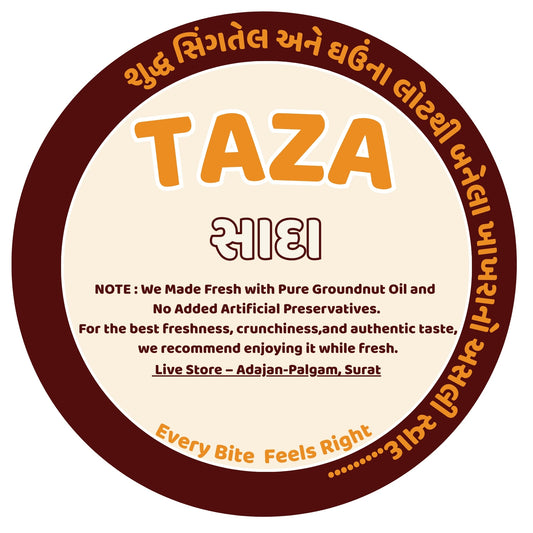 Plain Khakhra – Pure Wheat Taste, Simple & Classic | Taza