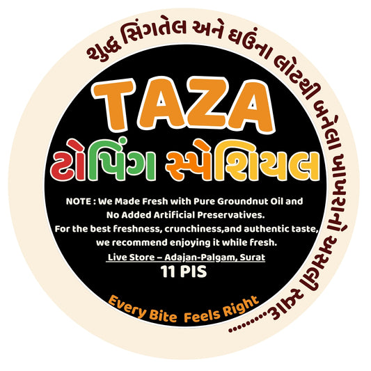 Topping Special Khakhra – Pizza Style Experience, Loaded & Flavourful | Taza