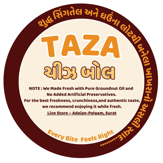 Cheese Ball Khakhra – Cheesy Delight, Creamy & Crunchy | Taza
